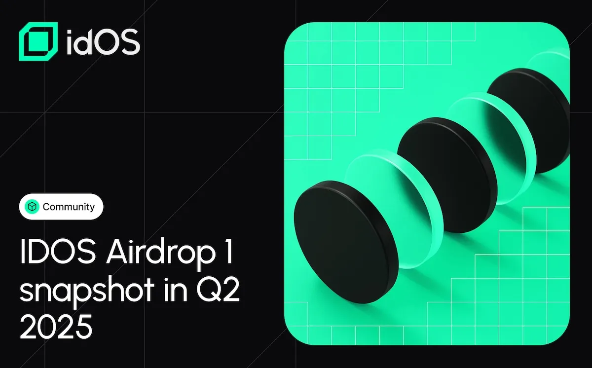 IDOS Airdrop 1 snapshot taking place in Q2 2025