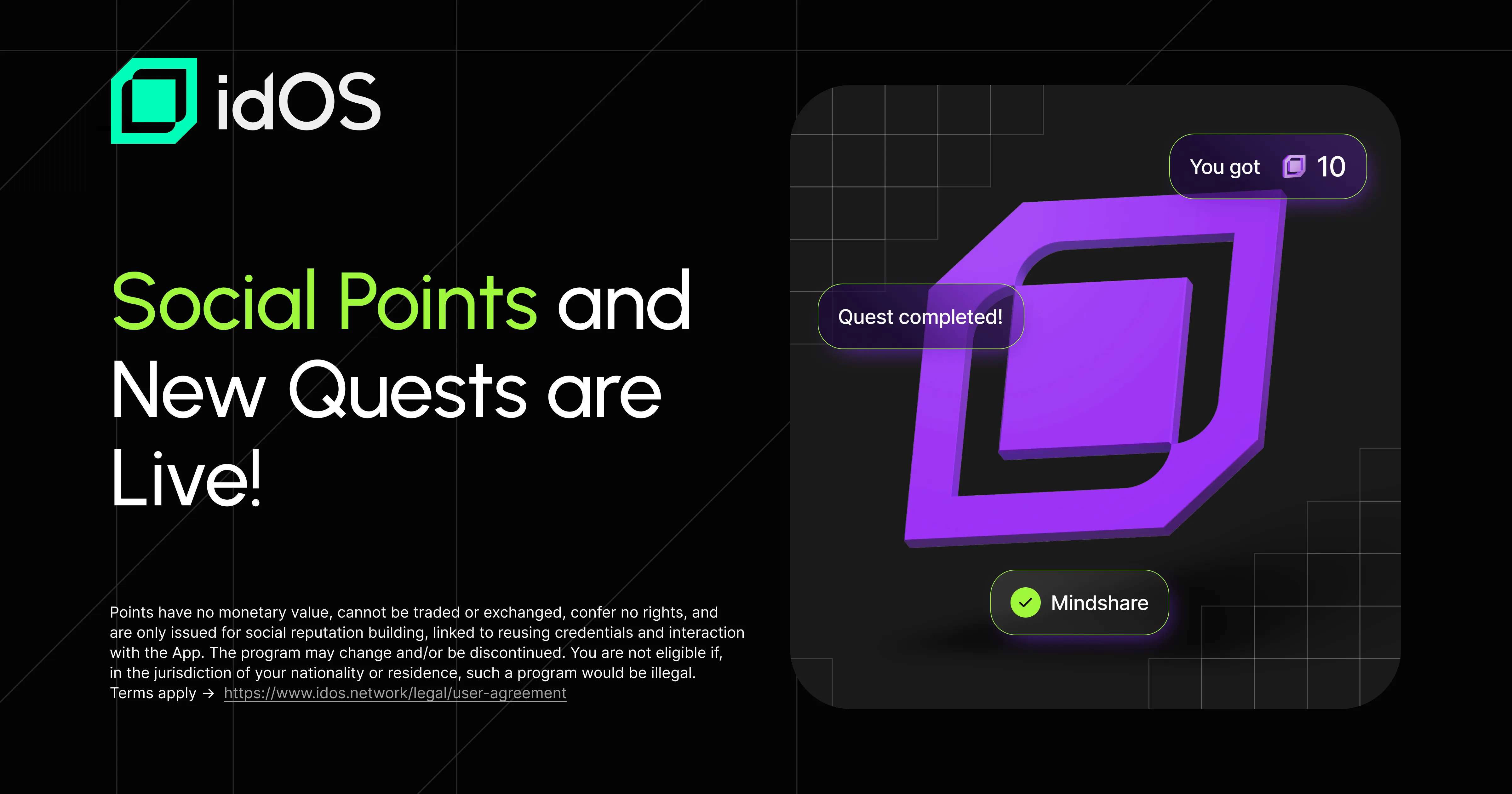 Introducing Social Points and New Quests in the idOS App