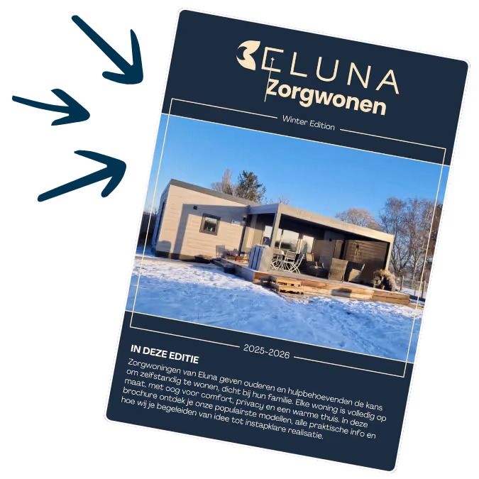 Brochure cover zorgwoningen