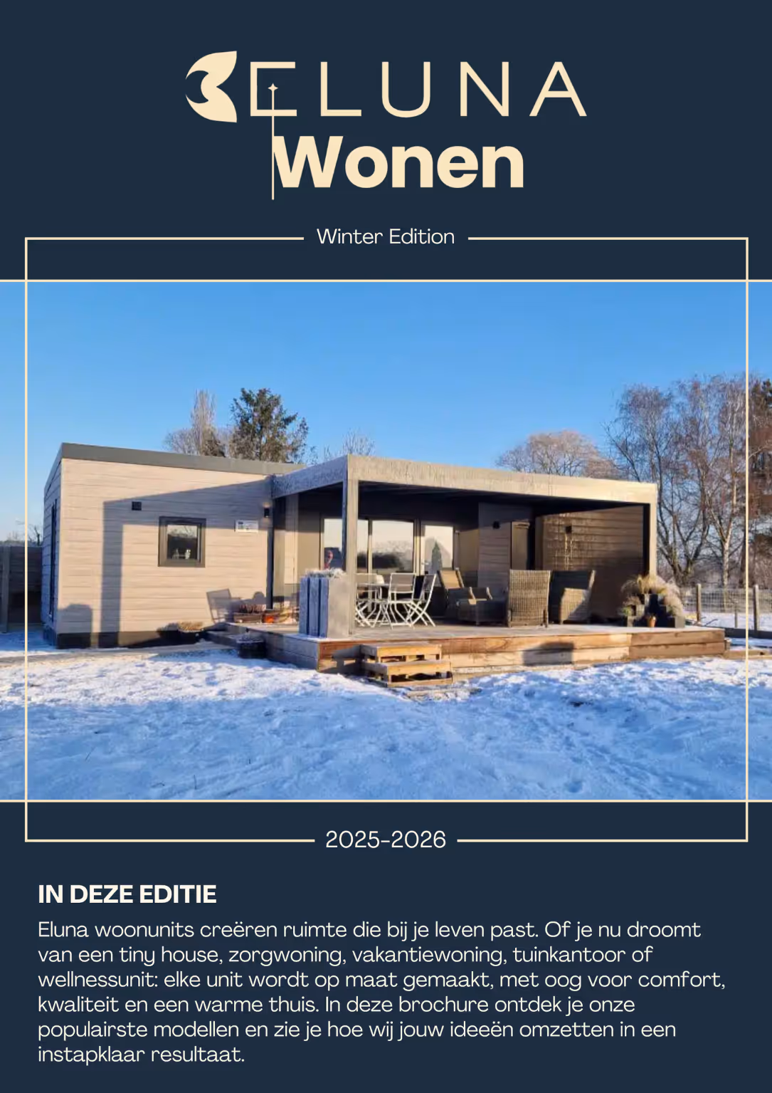 Brochure cover woonunits