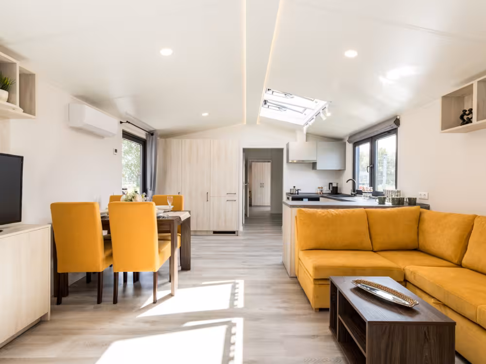 Interieur en materiaalafwerking van een Eluna woonoplossing