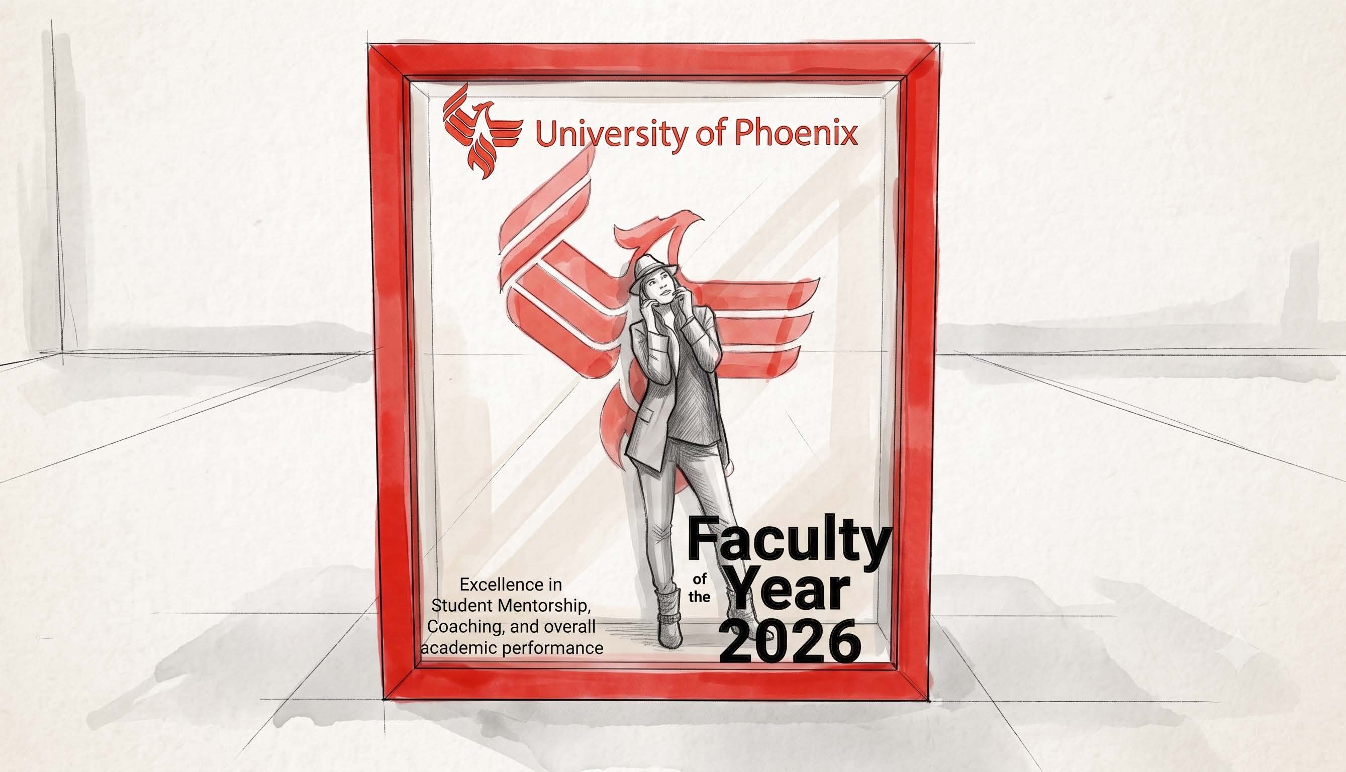 Magazine Cover photo op concept — University of Phoenix