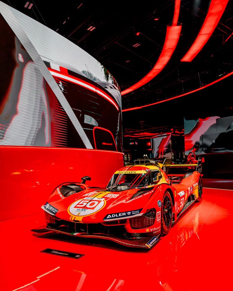 Motorsport Gallery in Ferrari Red