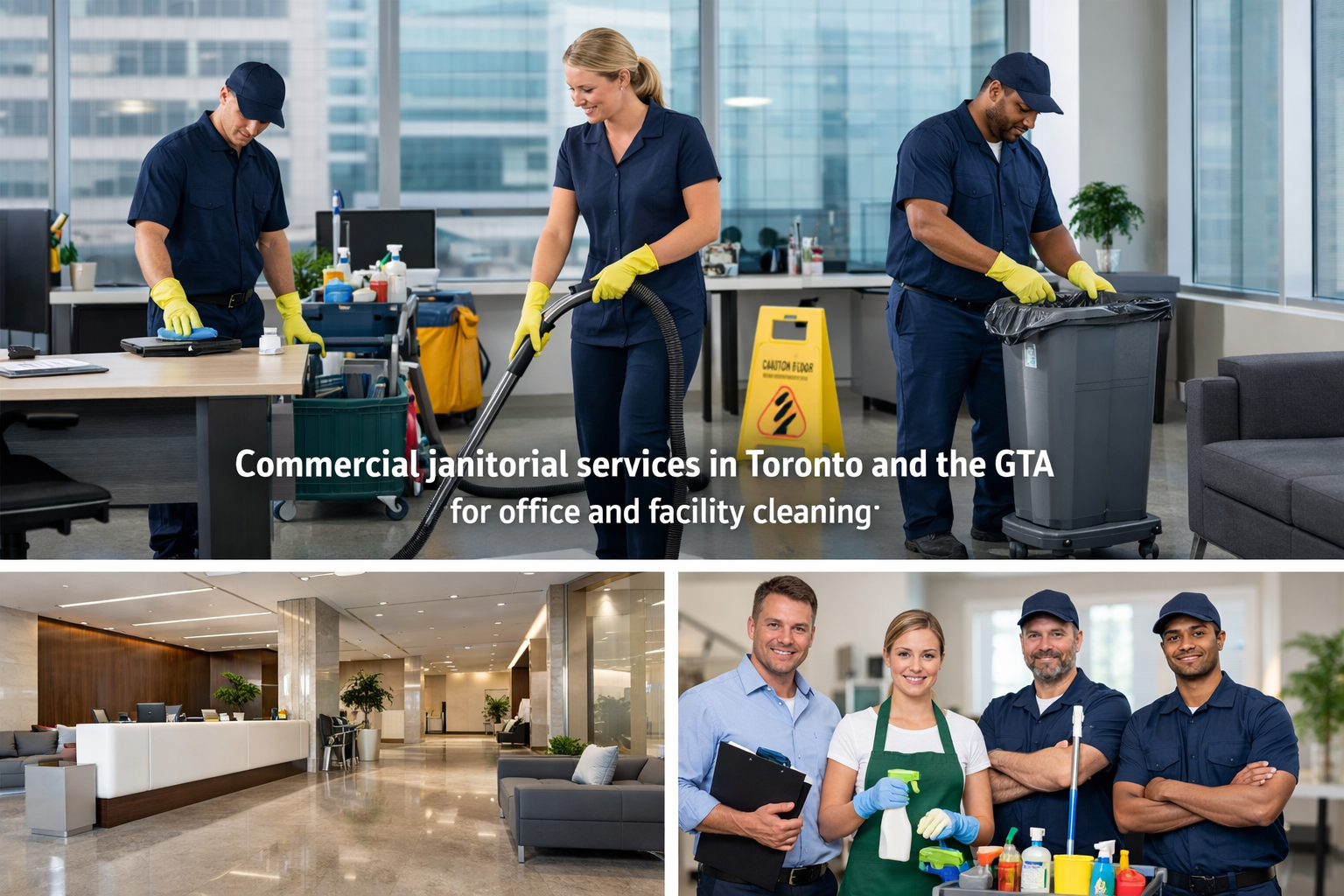 Commercial janitorial services in Toronto and the GTA for office and facility cleaning