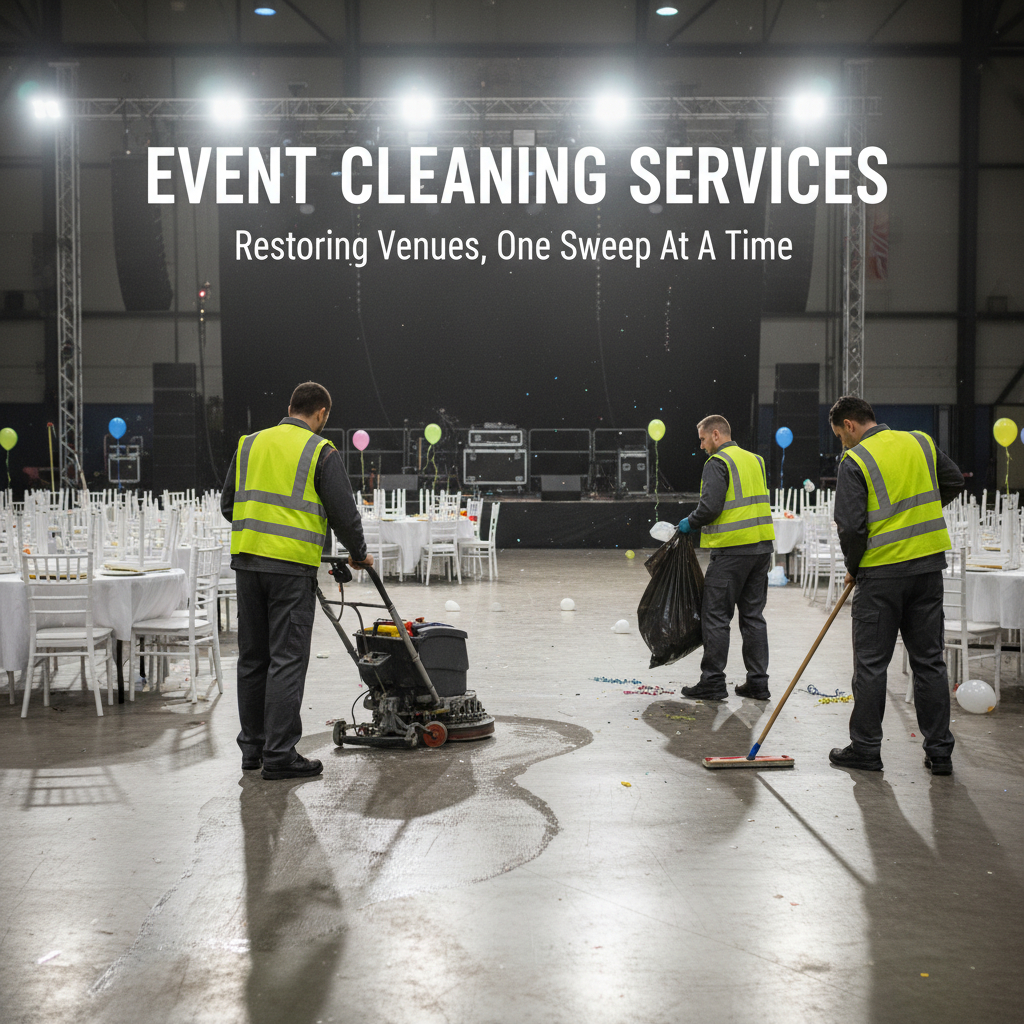 post event cleaning by intergroup facility
