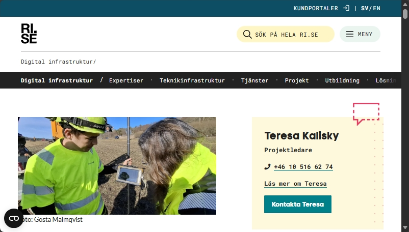 Digital ledningsanvisning – RISE beskriver projektet för säkrare och smartare infrastruktur
