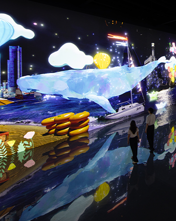 An ultra-large-scale media artwork created under the concept of dynamism, variety, and dream as the three attractions of Busan