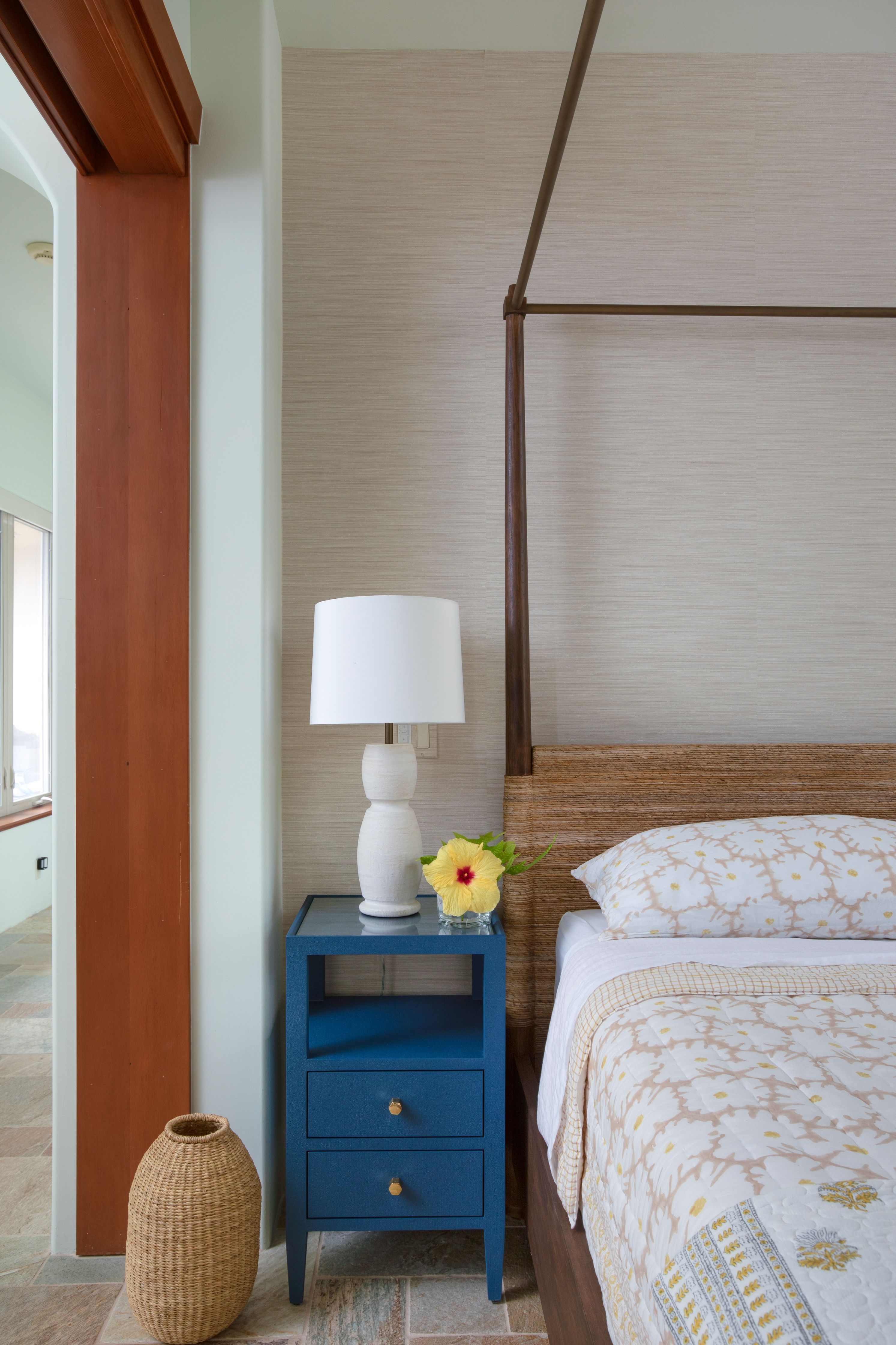 Wallcovering detail from a Maui project