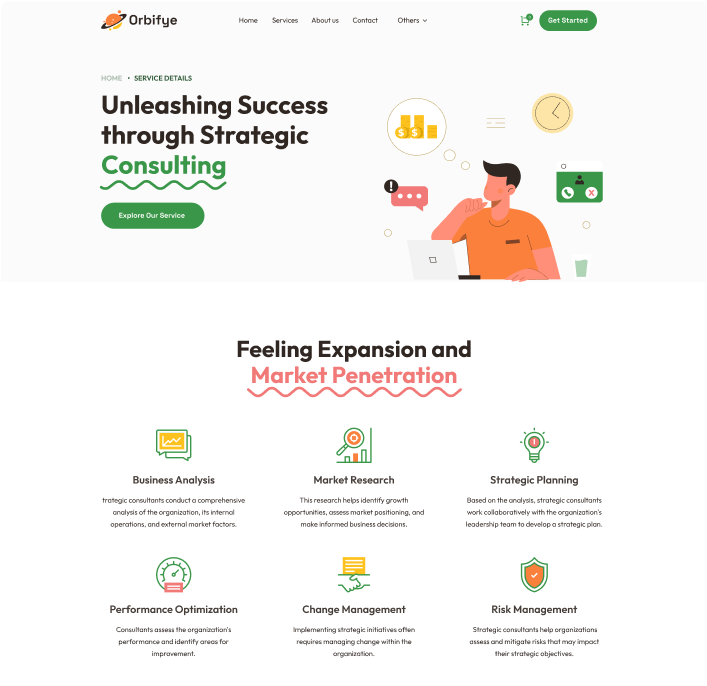 Orbifye service details cover