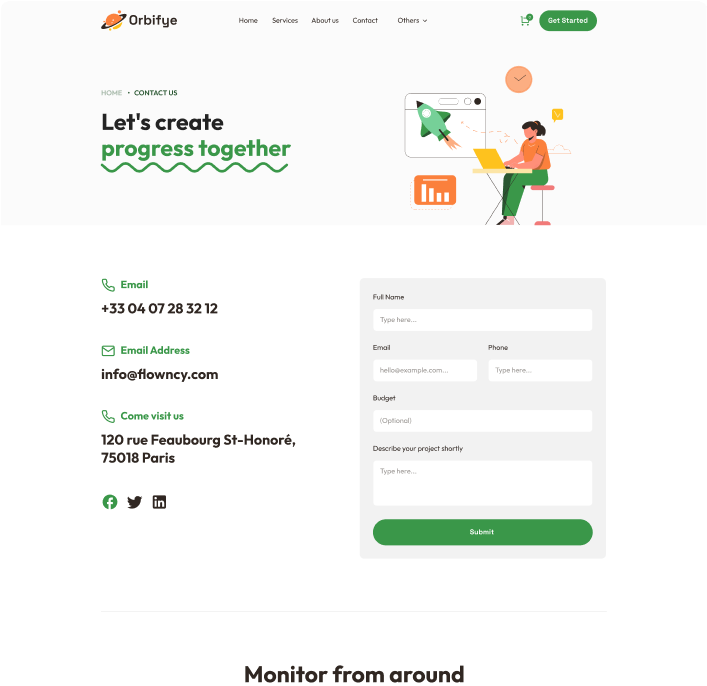 Orbifye contact cover