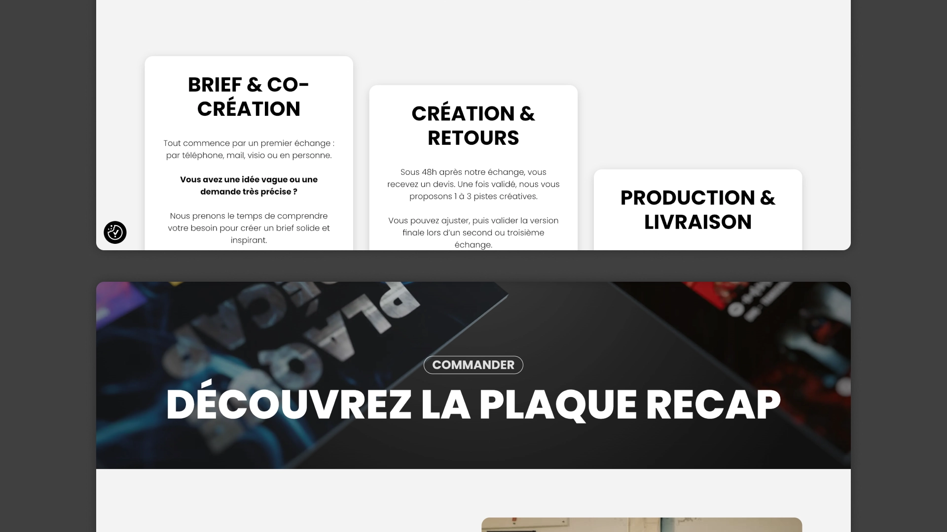 Atelier Circulaire est une agence de design spécialisée dans la création de trophées, disques d’or, de platine et de diamants, tombstones et supports de communication premium pour l’industrie musicale, notamment rap / hip‑hop. Elle accompagne labels, artistes et maisons de disques sur leurs identités visuelles, plaquettes marketing, trophées sur‑mesure et projets digitaux.
Le projet consistait à concevoir et développer un site vitrine sur‑mesure, à la fois vitrine de leurs réalisations emblématiques (Alpha Wann, Hamza, PNL, JUL, Népal, etc.) et outil métier, grâce à un module de recherche connecté directement à l’API SACEM. L’objectif était de permettre à un artiste ou à une équipe de management de rechercher un morceau, de vérifier son statut (or, platine, diamant) et de visualiser sa certification sur les pages de réalisations d’Atelier Circulaire.