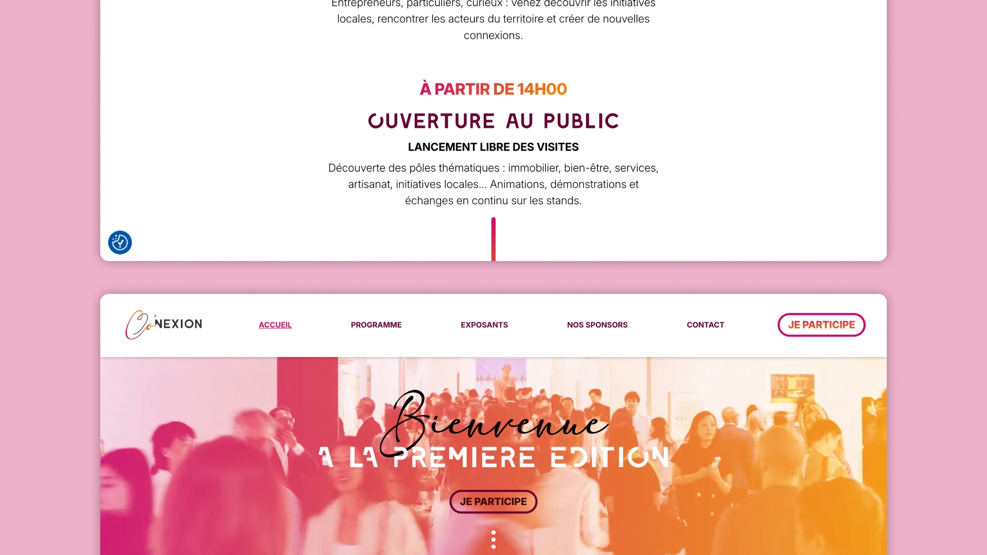 Le Forum Co’Nexion, organisé par la ville de Sucy-en-Brie, est le tout premier rendez-vous des entrepreneurs et acteurs économiques locaux. L’événement réunit entreprises, associations, acteurs institutionnels et grand public autour d’un objectif commun : promouvoir le dynamisme économique du territoire.
Cëlavie Production a été mandaté pour concevoir un site vitrine clair, fluide et attractif, permettant de présenter le programme de l’événement, les exposants, les temps forts et les informations pratiques. Ce site est un véritable outil de communication destiné à susciter la curiosité et à faciliter la participation.