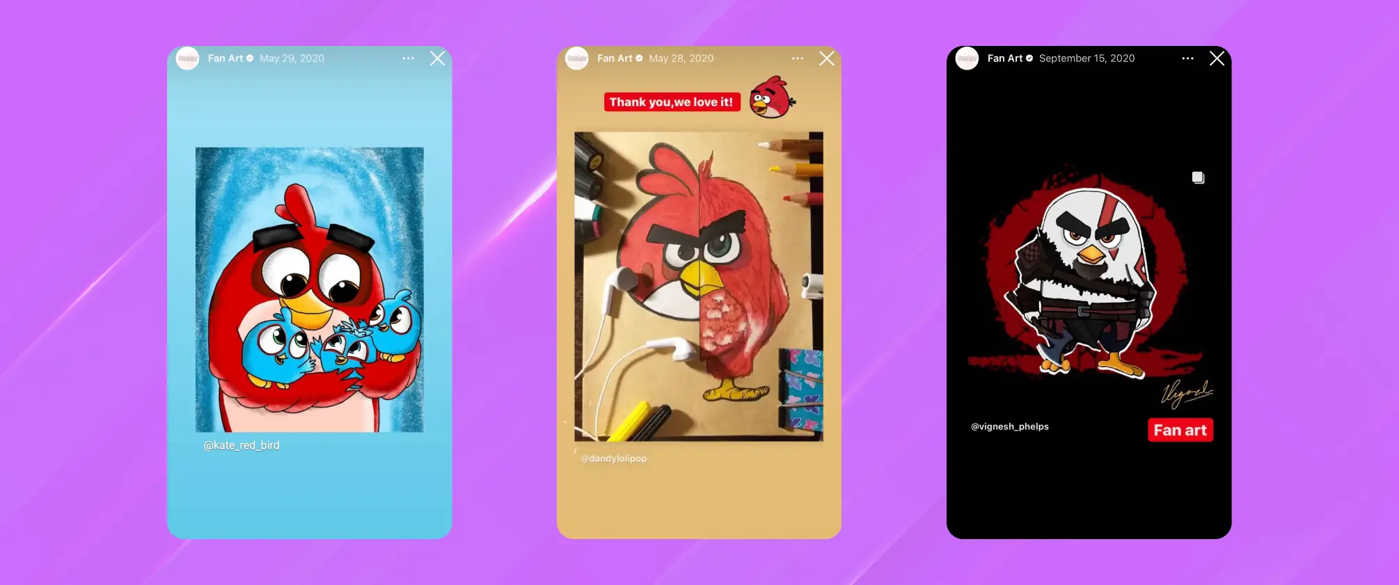 Angry Birds' fan art