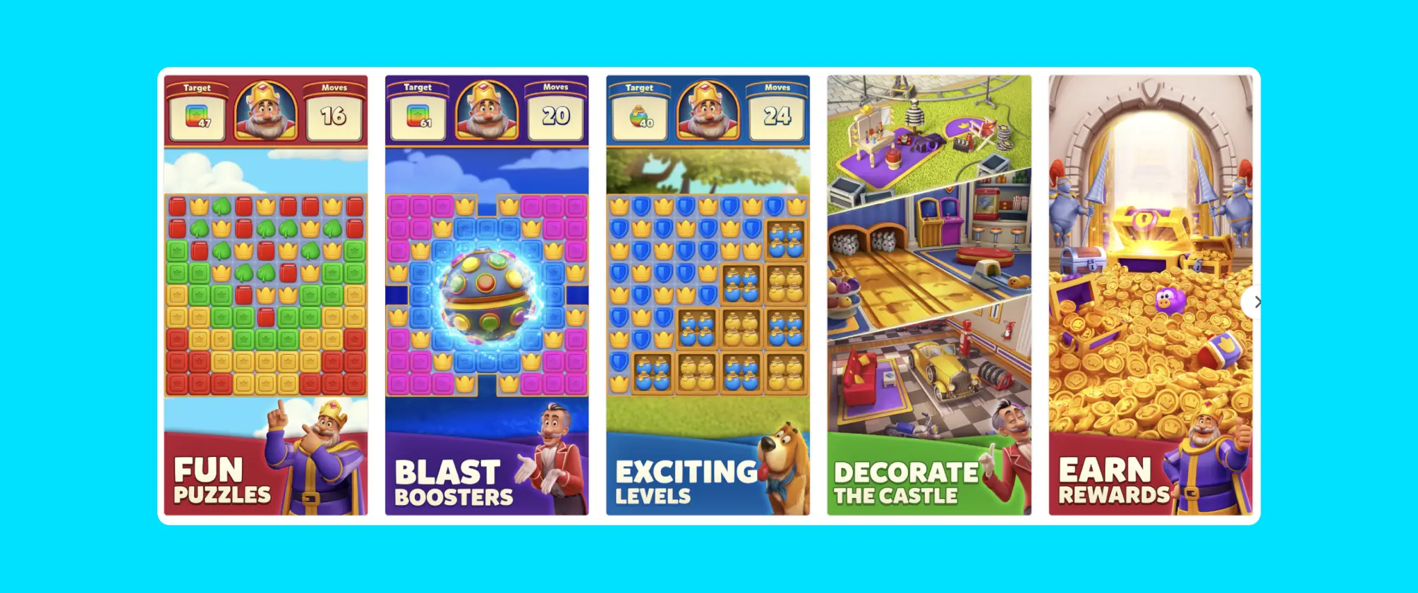 Royal Match CPP 3 - mobile gaming example