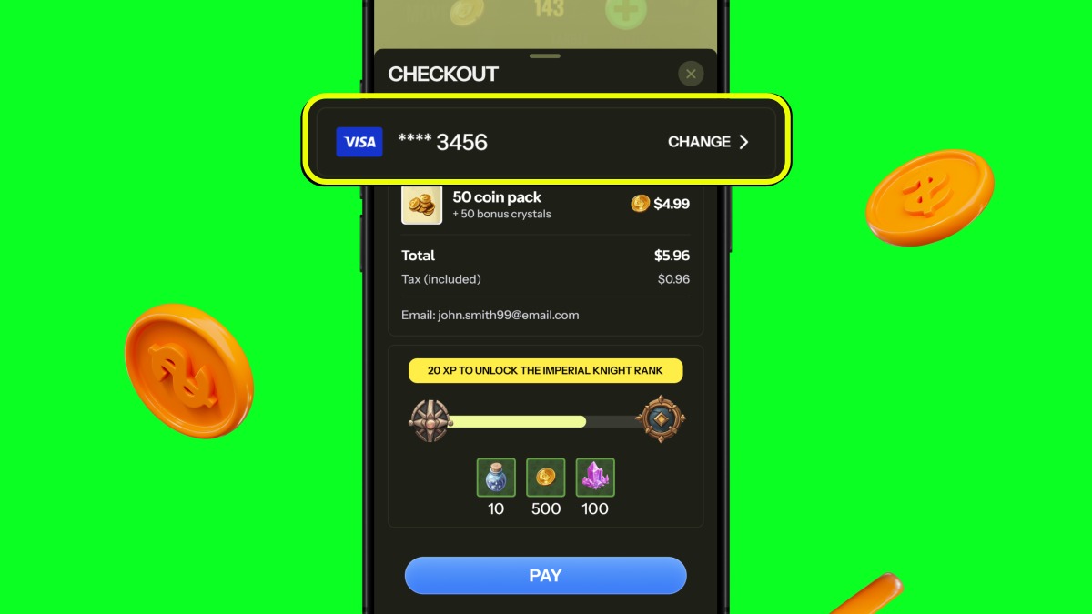 Stash pay authenticated payments