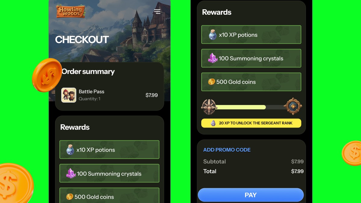 Stash Pay web popup