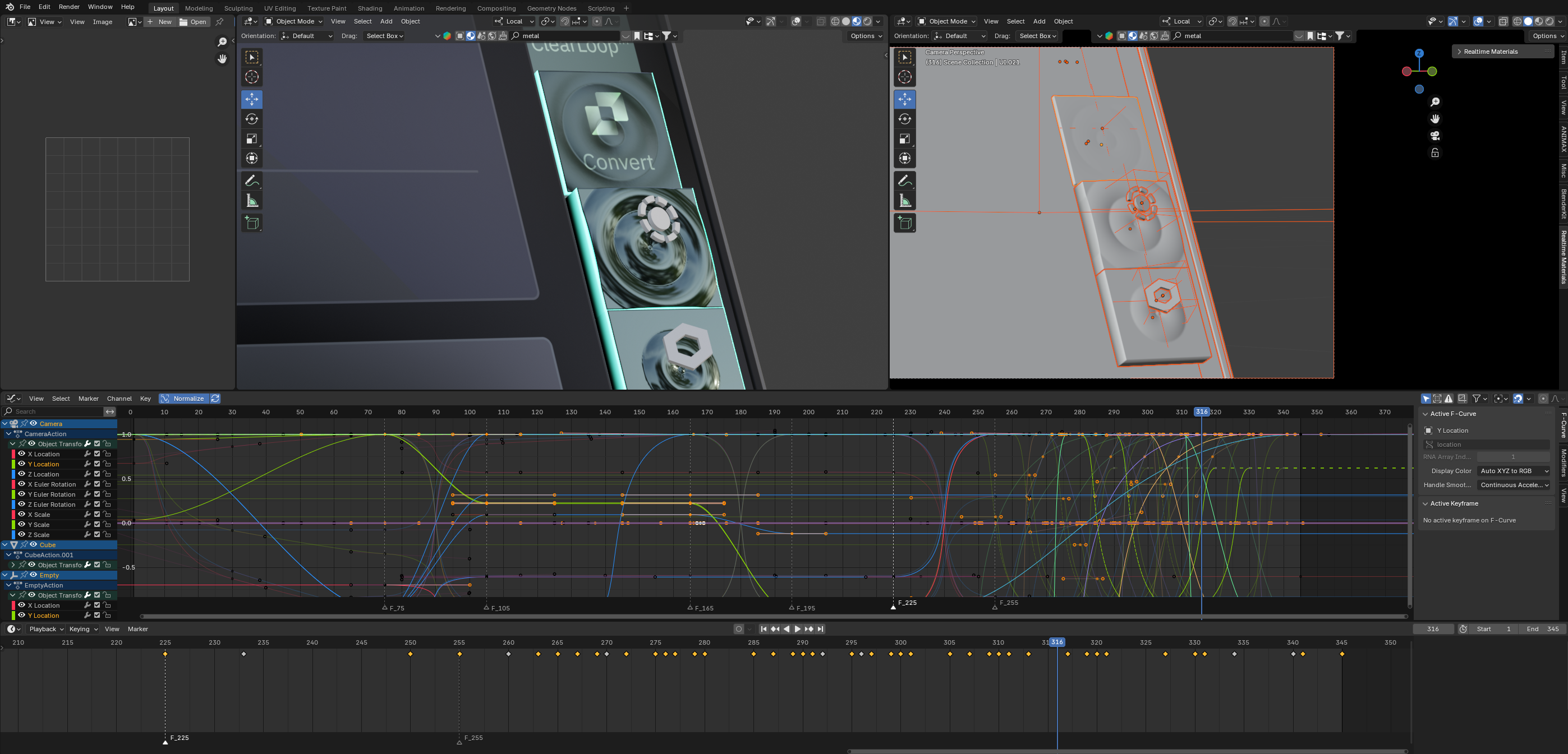 Process of creating the sidebar animation