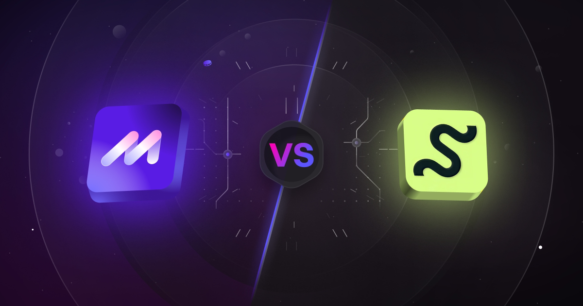 Side by side comparison of Motion The Agency and Superside subscription models for SaaS video