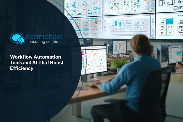 IT security agent working on his powerhouse software.