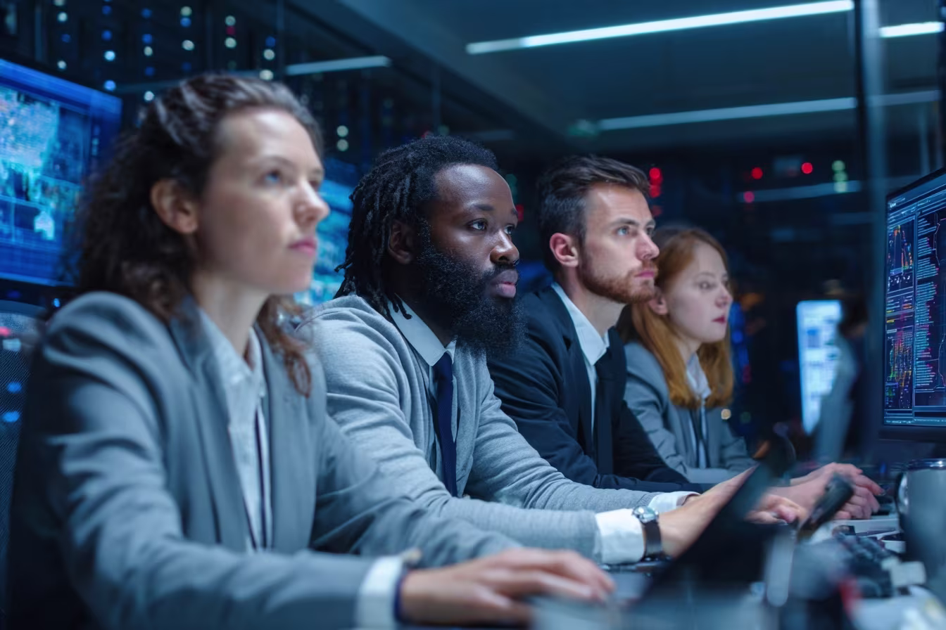 IT team discussing security solutions