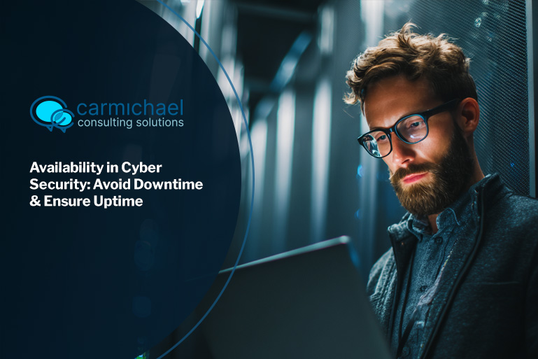 IT security agent working on his powerhouse software.