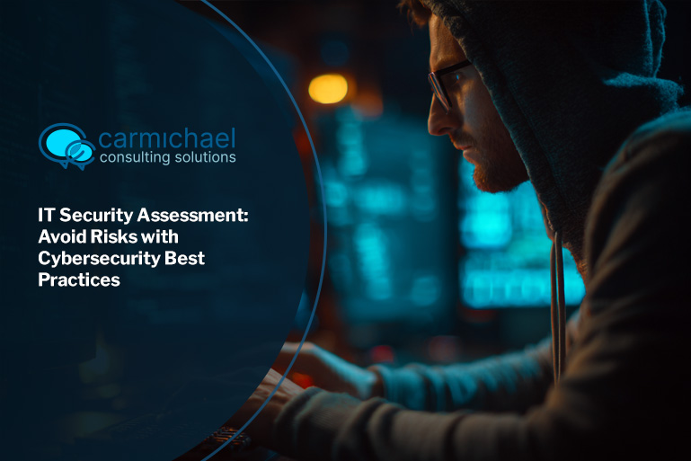 IT security agent working on his powerhouse software.