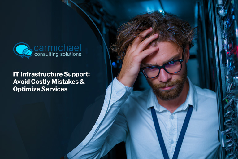 IT security agent working on his powerhouse software.