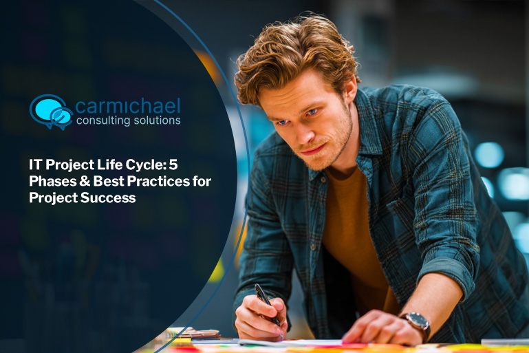 IT security agent working on his powerhouse software.