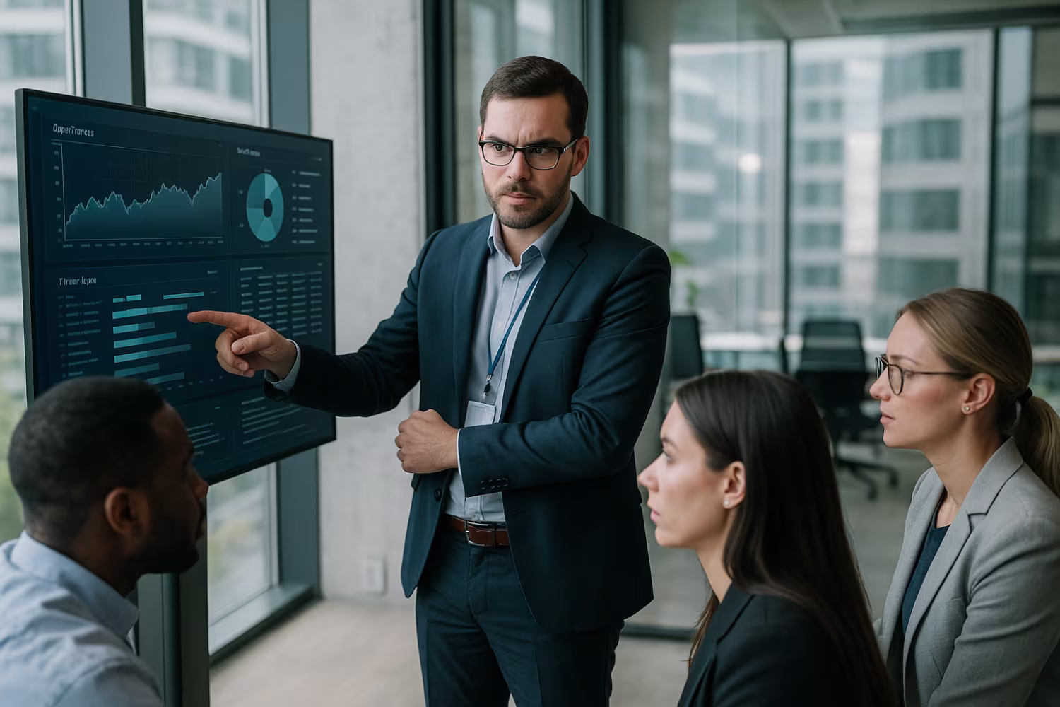 IT security consultant briefing team