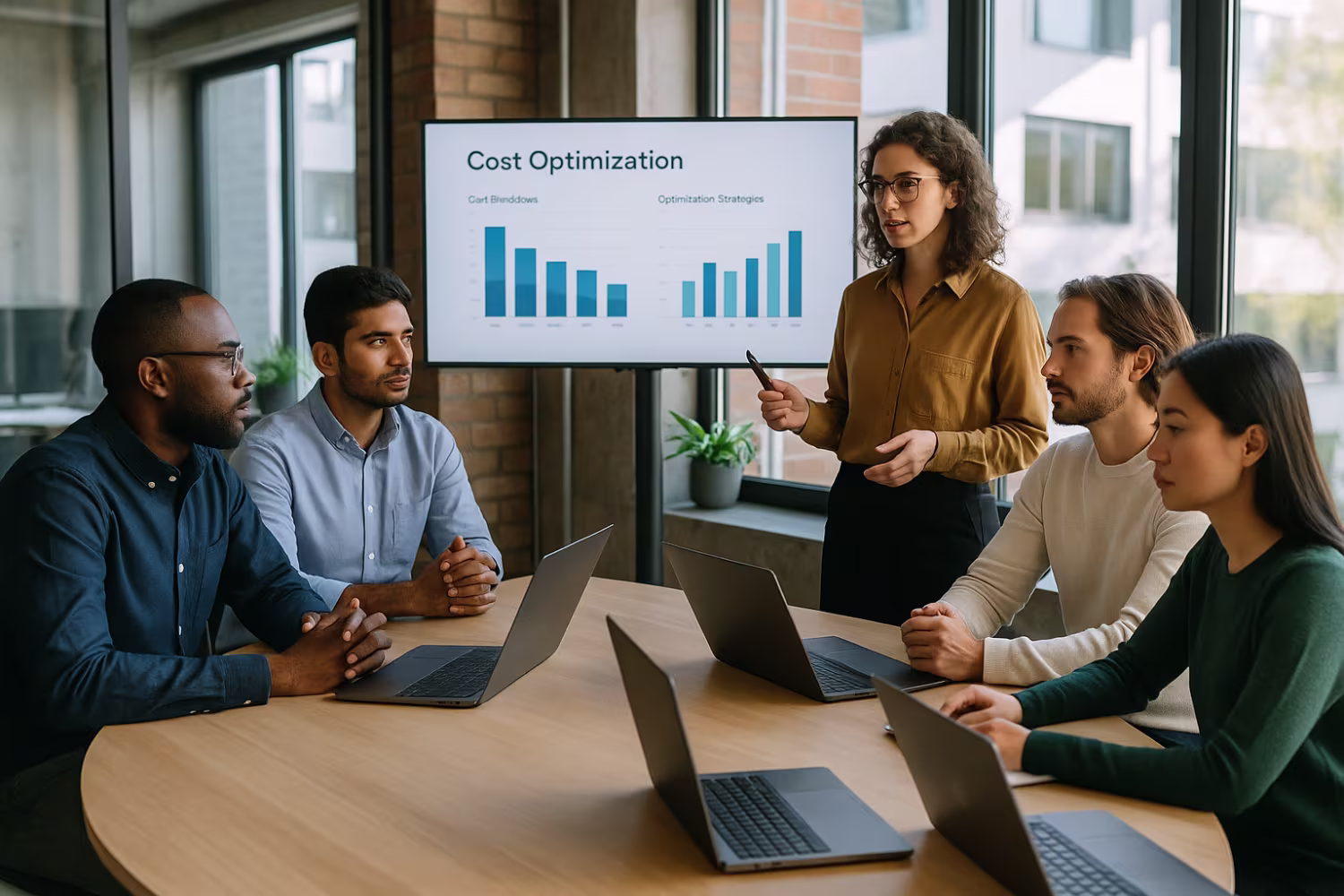 IT team discussing cost optimization