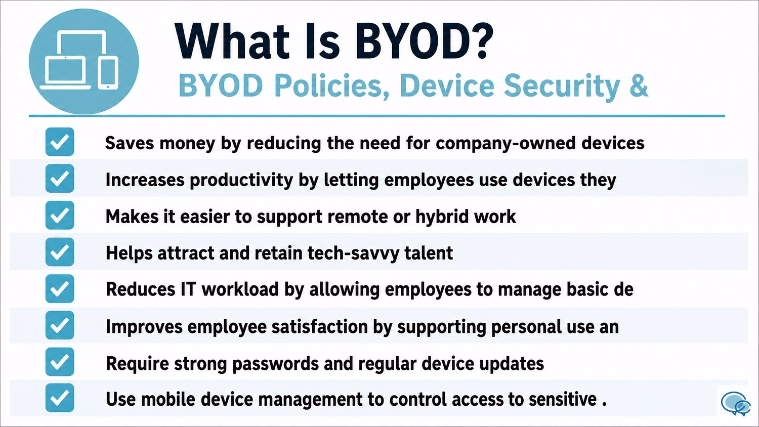 What Is BYOD? BYOD Policies, Device Security &