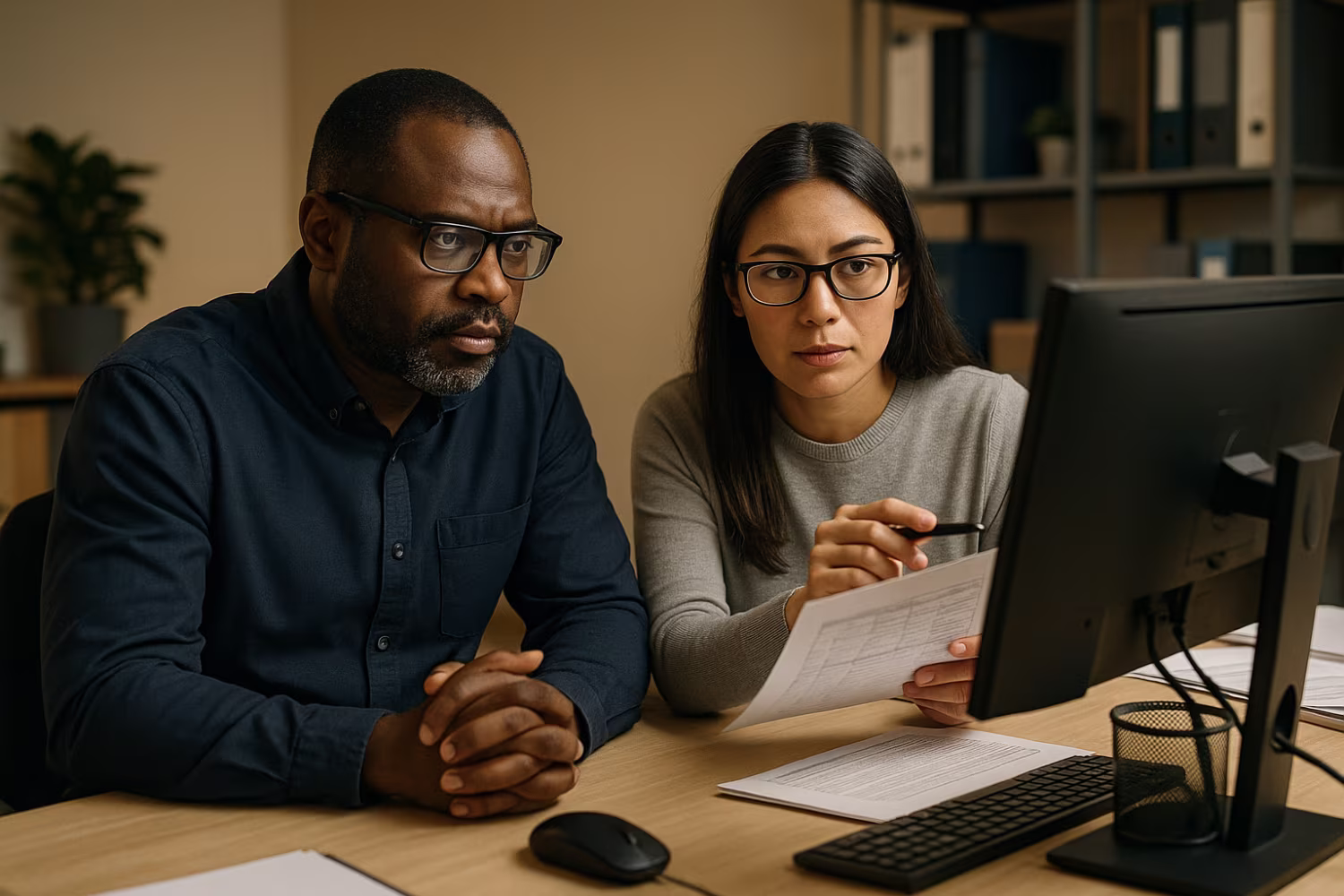 IT professionals discussing documentation software