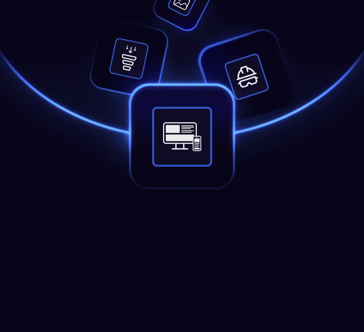 Website design icon representing mobile-responsive trades websites that convert local clients