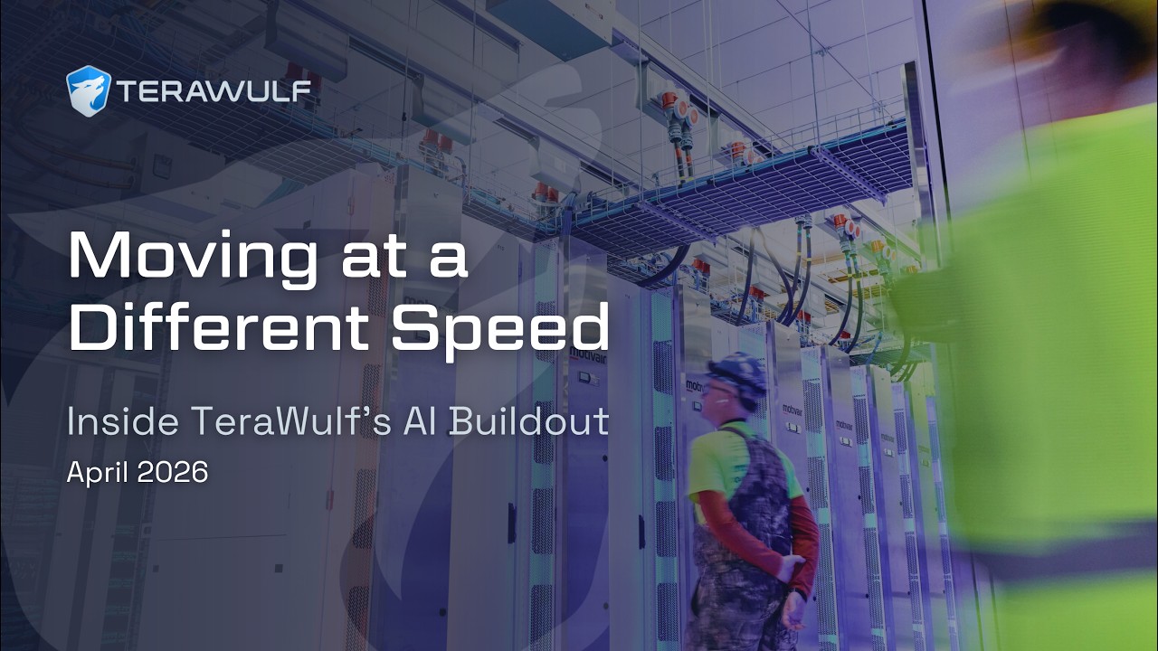  Moving at a Different Speed | Inside WULF's AI Buildout