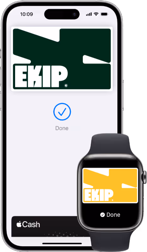 Paiement mobile Ekip Apple Wallet
