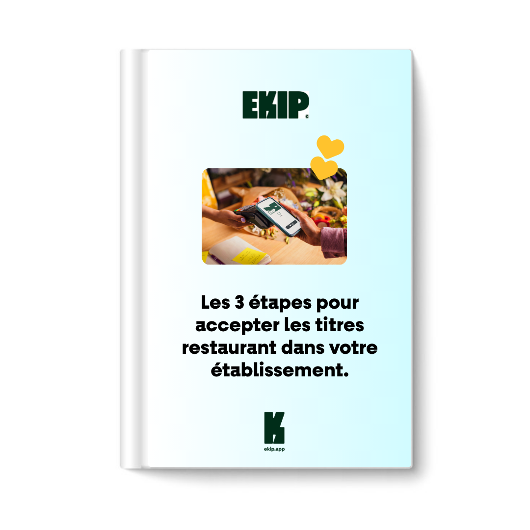 Livre blanc destiné aux restaurateurs : 3 étapes pour accepter les titres restaurant.