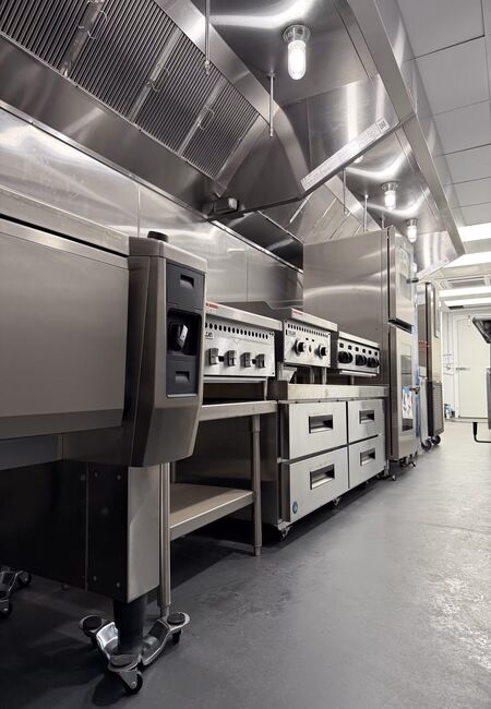 mobile kitchen equipment interior 