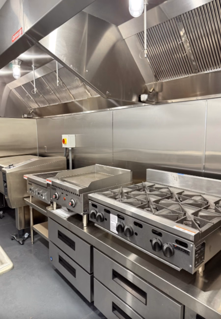 kitchen trailer rental interior 