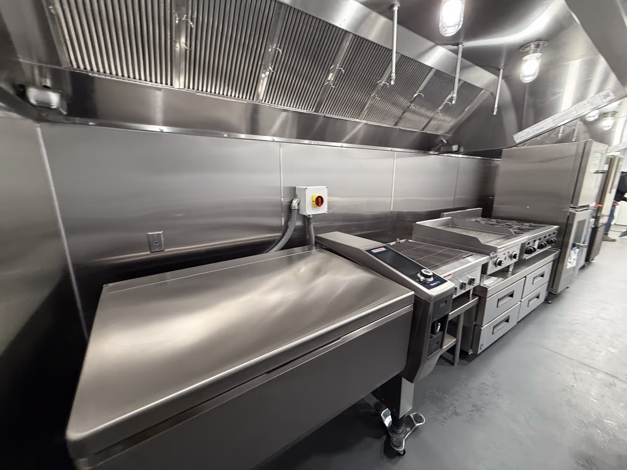 mobile kitchen trailer interior