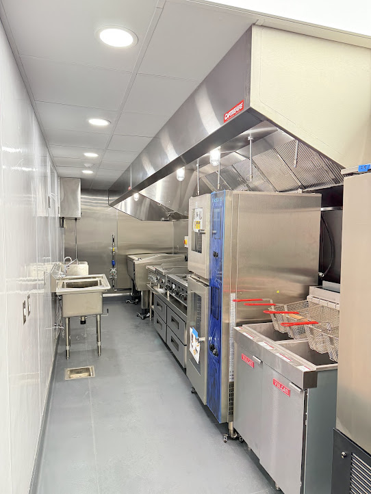 mobile kitchen rental cooking line 