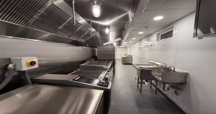 commercial mobile kitchen interior 