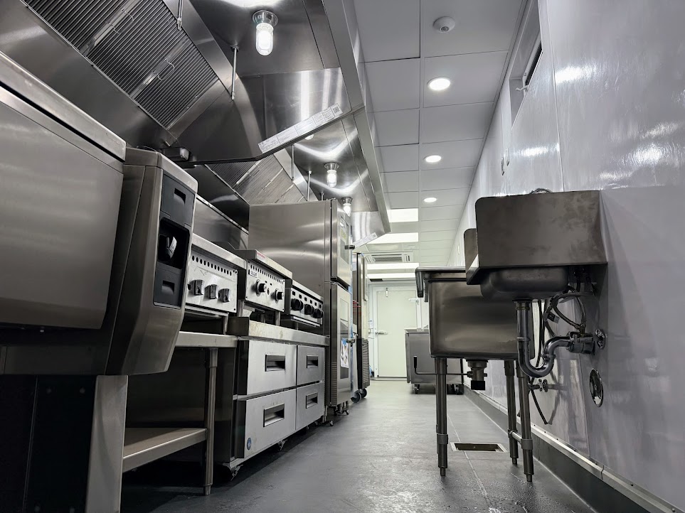 mobile kitchen trailer interior equipment