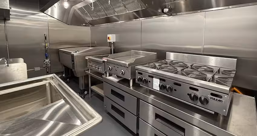 kitchen trailer interior 