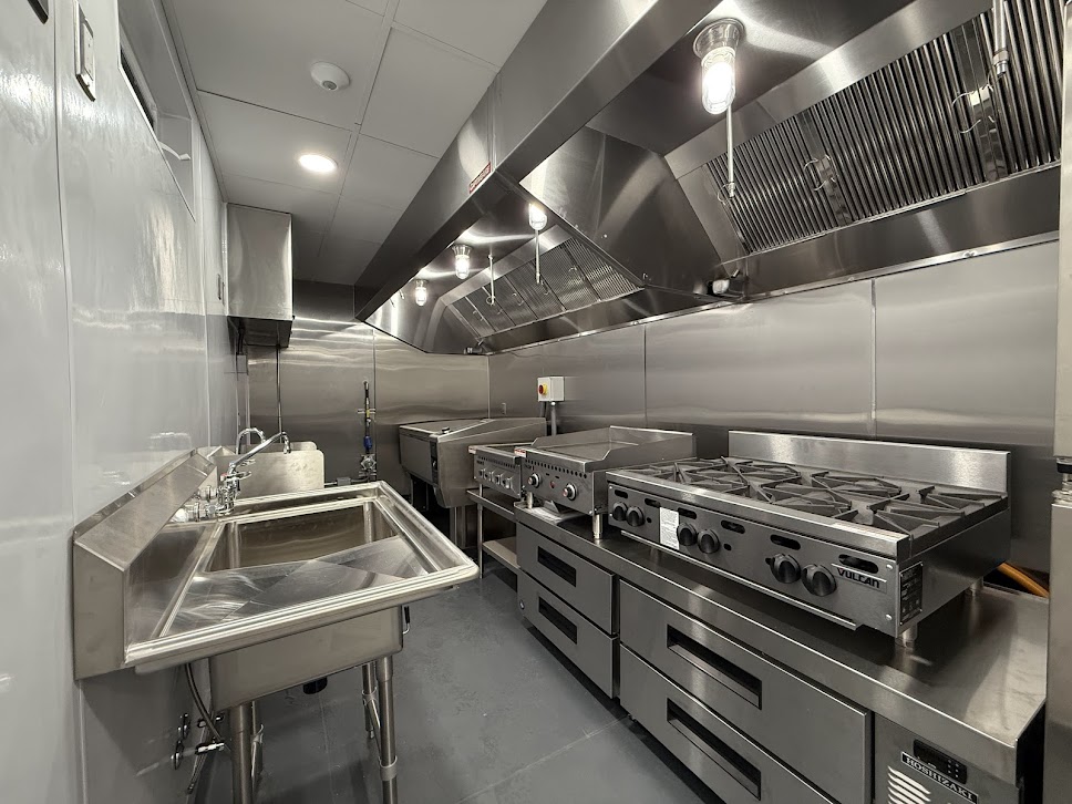 mobile kitchen rental interior 