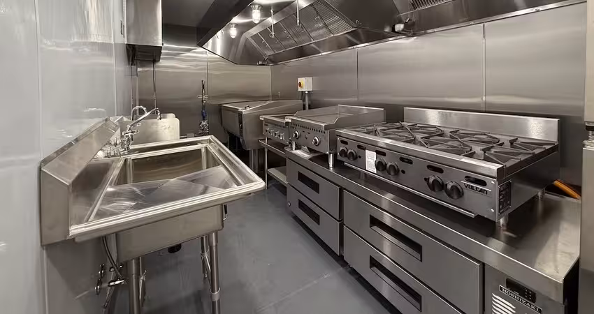 mobile kitchen interior