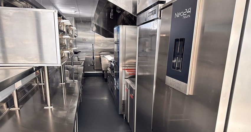 mobile kitchen interior