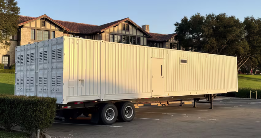 temporary kitchen solution for hotels