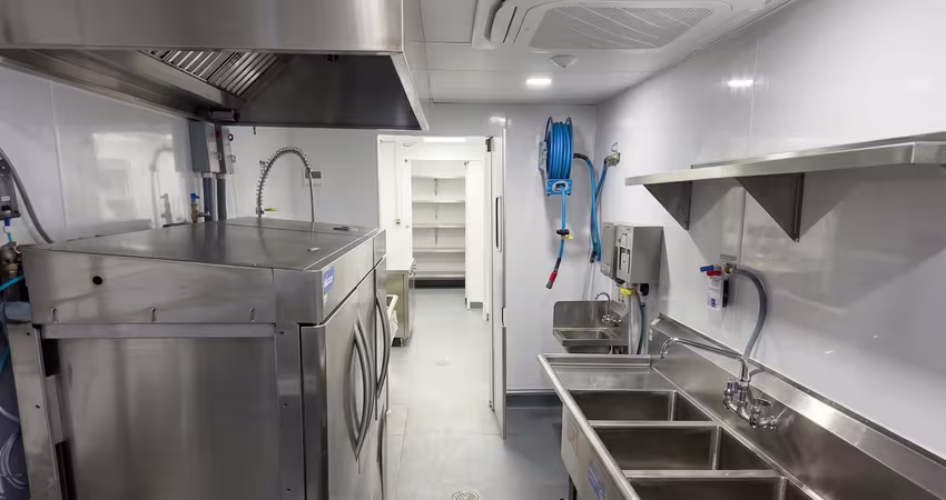 mobile kitchen interior equipment
