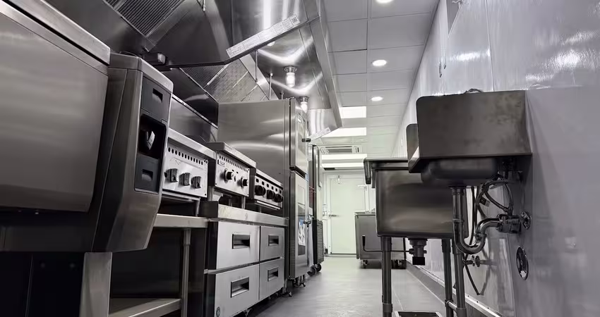 mobile kitchen interior