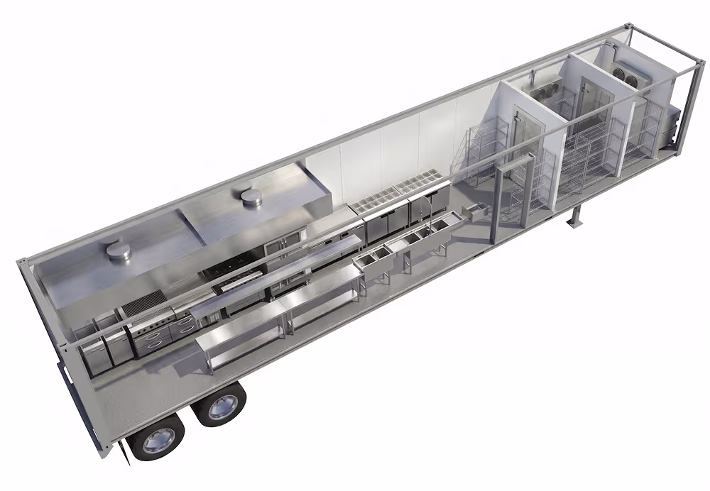 53' mobile kitchen